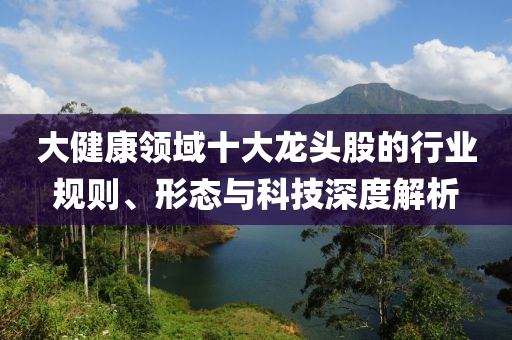 大健康領域十大龍頭股的行業規則、形態與科技深度解析